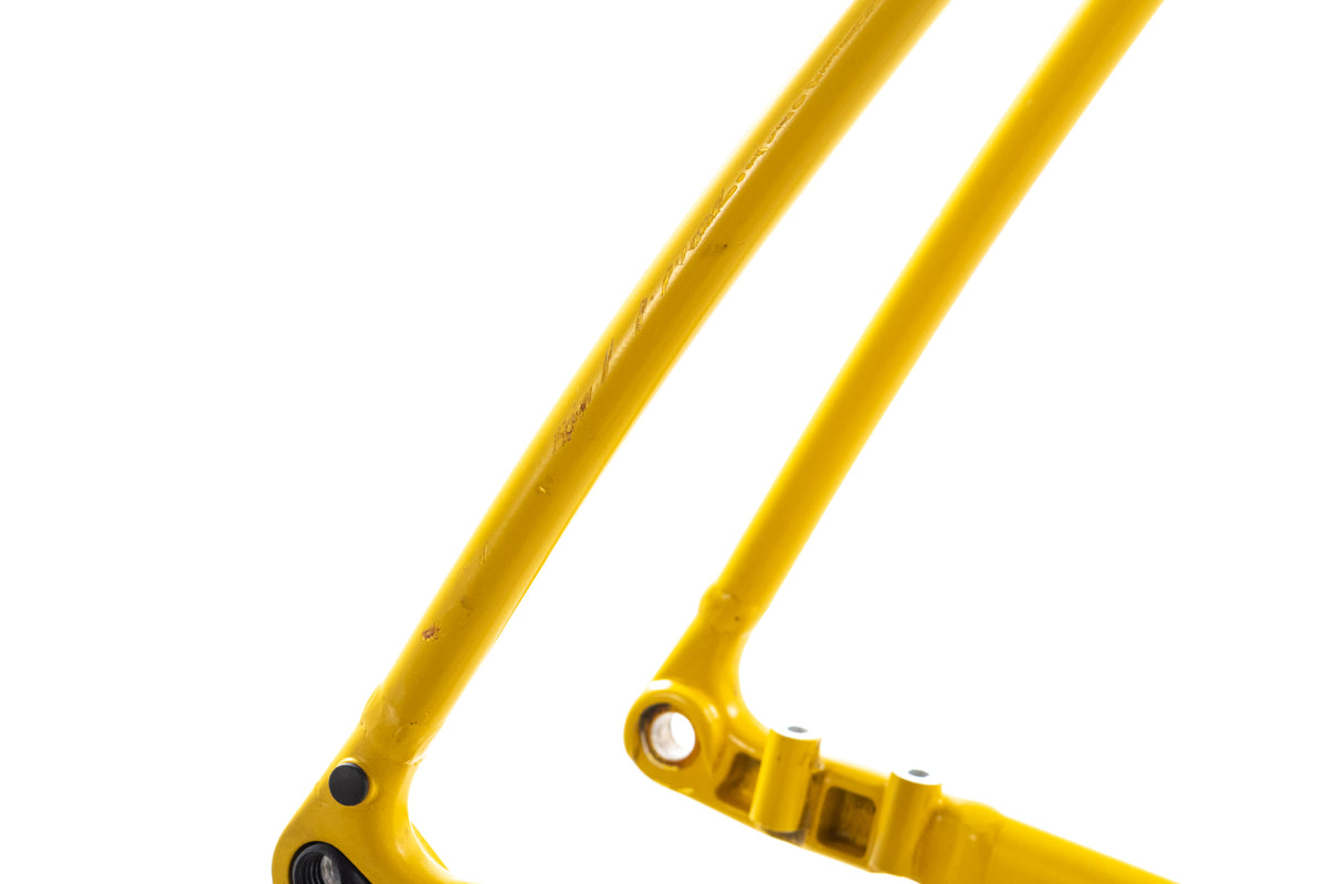 USED REI Co-Op ADV 2.3 Large Gravel Bike Frame Aluminum w/ Carbon Fork 12mm Thru Axle Yellow