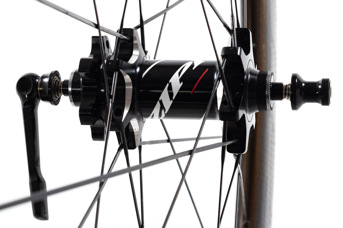 USED Zipp 404 Carbon QR 6-Bolt Disc Wheelset