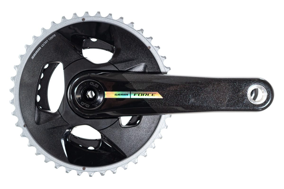 NEW (take off) SRAM Force AXS Wide Crankset 2x12 Speed, Carbon, DUB, D2, 43/30t 172.5mm