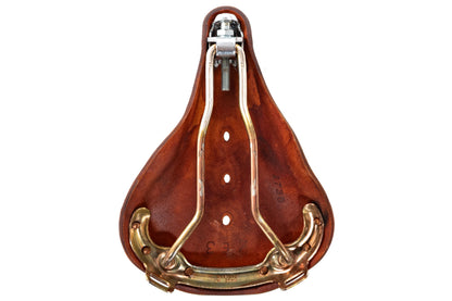 USED Brooks England B17S Special Short Leather Saddle Honey Copper Rails Women's