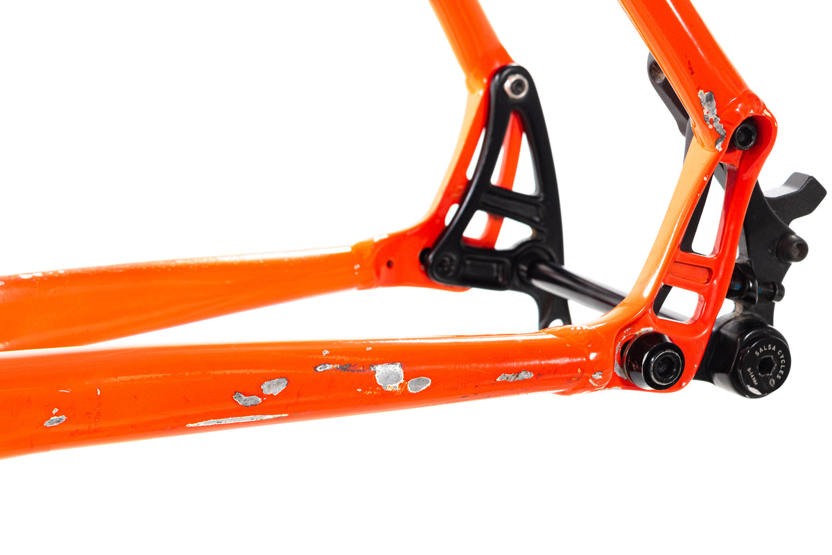 USED 2017 Salsa Timberjack Hardtail Mountain Bike Frame XL 29/27.5" Orange