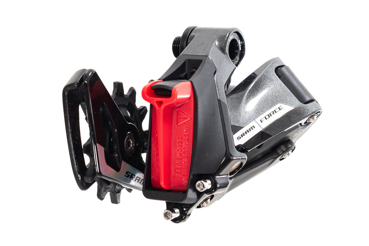 USED SRAM Force AXS D2 Rear Derailleur 2x12 speed, Medium Cage, 36t Max, Iridescent Black