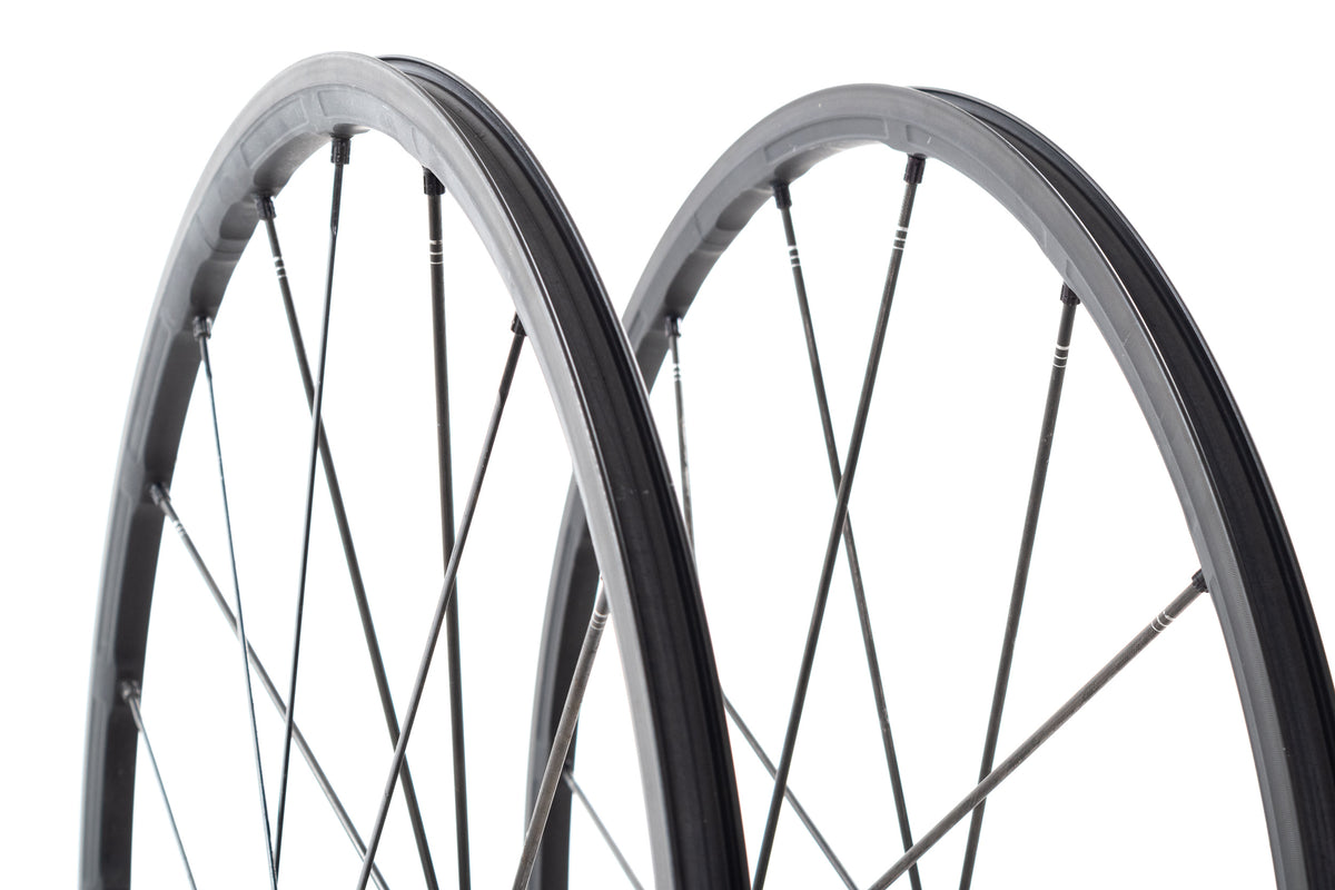 USED Mavic Ksyrium R-SYS SLR Clincher Exalith Rim Brake Wheelset Shimano/SRAM 11 Speed 700C Carbon Spoke