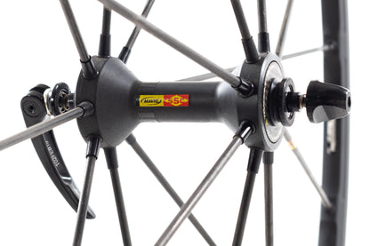 USED Mavic Ksyrium R-SYS SLR Clincher Exalith Rim Brake Wheelset Shimano/SRAM 11 Speed 700C Carbon Spoke