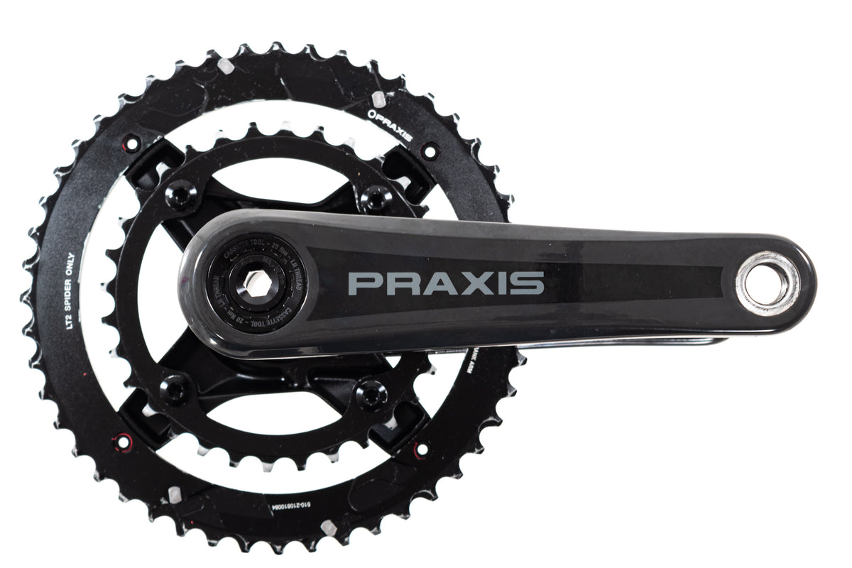 USED Praxis Zayante 165mm Carbon Crankset 48/32T Sub Compact