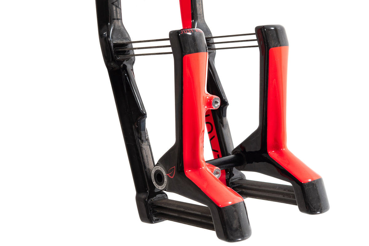 USED Lauf Trail Racer TR29 non-boost Carbon Mountain Fork 15x100mm Spring Suspension Tapered