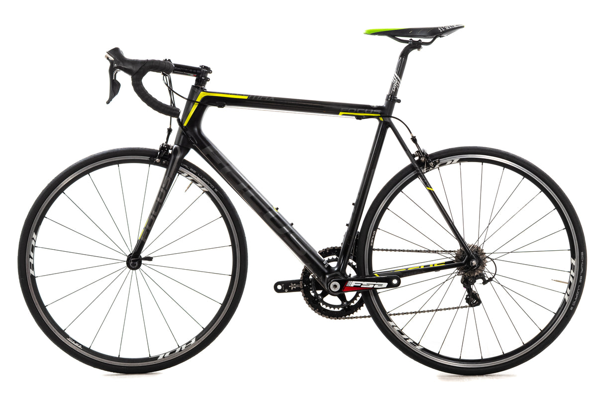 USED 2014 Focus Izalco Max 3.0 XL Carbon Road Bike Shimano Ultegra 2x11 Rim Brake Black
