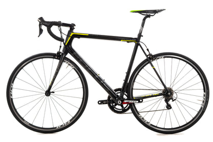 USED 2014 Focus Izalco Max 3.0 XL Carbon Road Bike Shimano Ultegra 2x11 Rim Brake Black