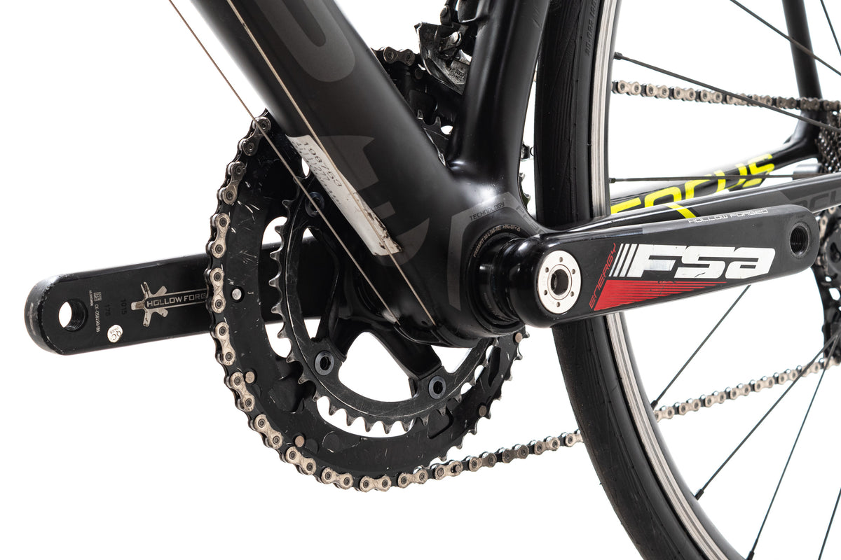 USED 2014 Focus Izalco Max 3.0 XL Carbon Road Bike Shimano Ultegra 2x11 Rim Brake Black