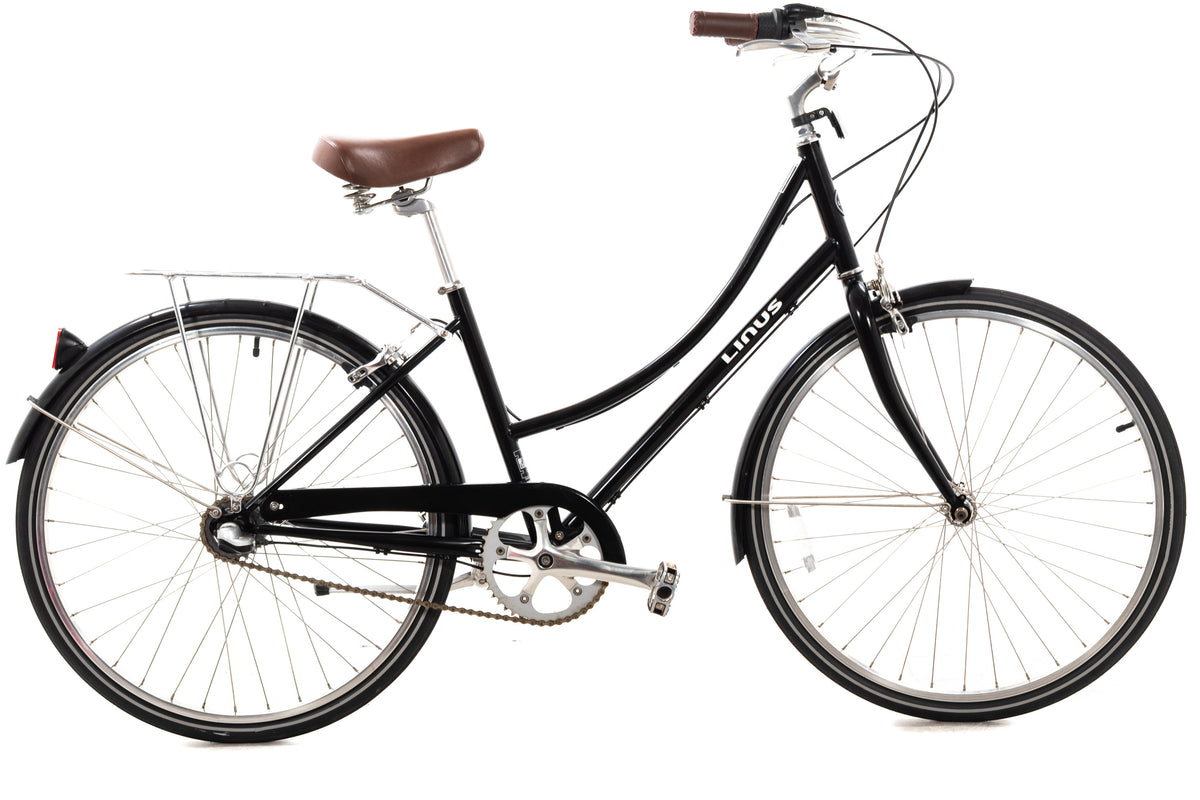USED Linus Dutchi 3i Small 3 speed Dutch Style Urban Cruiser Black Step Thru Shimano Nexus Internal Shift Hub
