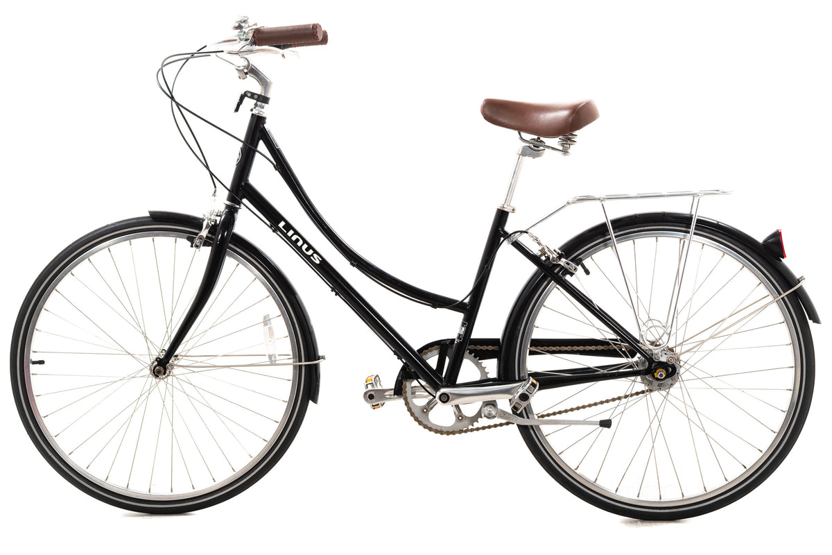 USED Linus Dutchi 3i Small 3 speed Dutch Style Urban Cruiser Black Step Thru Shimano Nexus Internal Shift Hub
