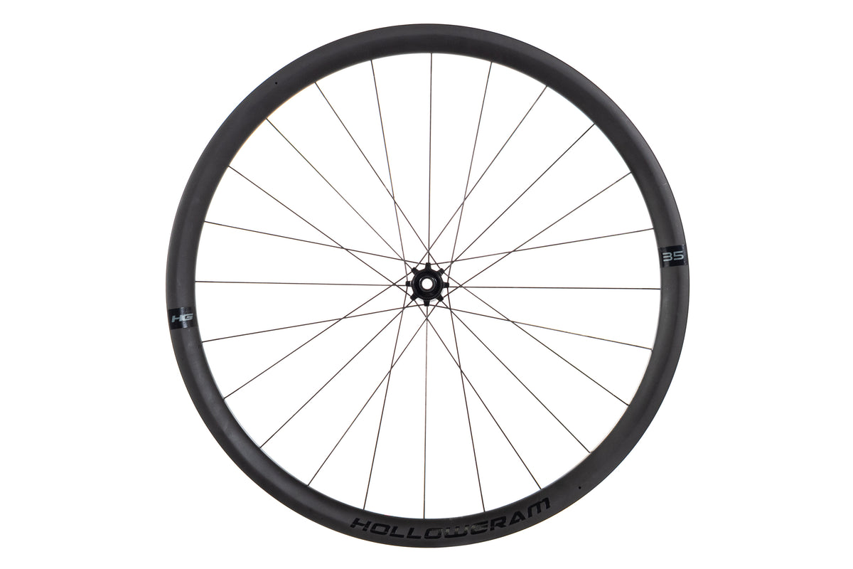 USED Cannondale Hollowgram 35 700C Front Carbon Wheel CL Disc 12x100mm Thru Axle