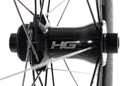 USED Cannondale Hollowgram 35 700C Front Carbon Wheel CL Disc 12x100mm Thru Axle