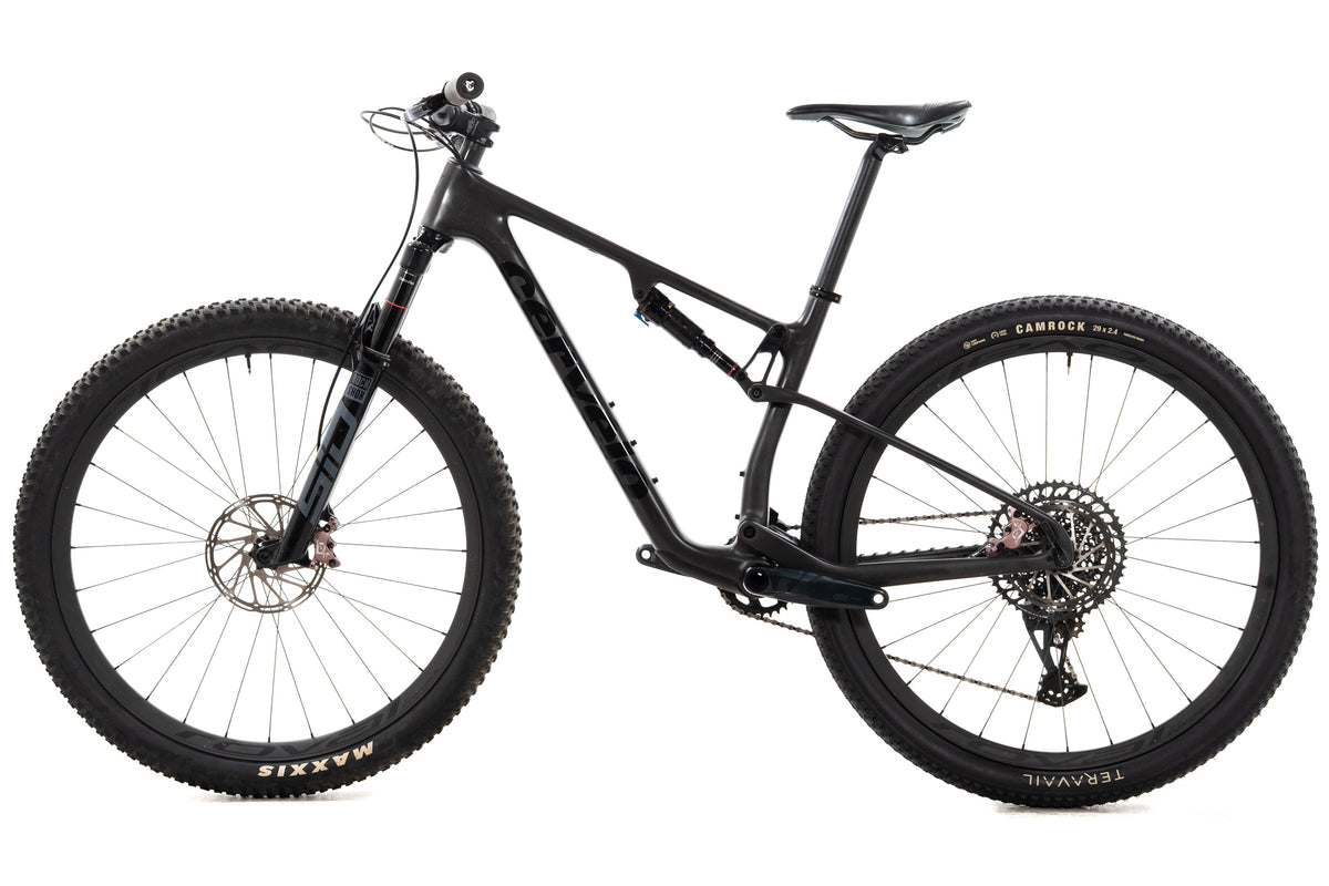 USED 2024 Cervelo ZFS-5 Medium Carbon Full Suspension Mountain Bike SRAM GX Eagle Roval Carbon Wheels