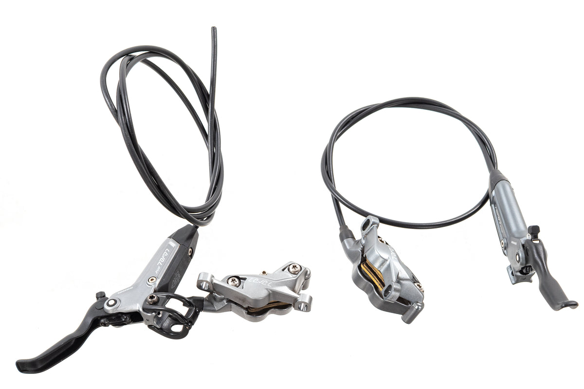 USED SRAM Level Bonze Stealth 4-Piston Hydraulic Disc Brake Lever and Caliper Set Post Mount