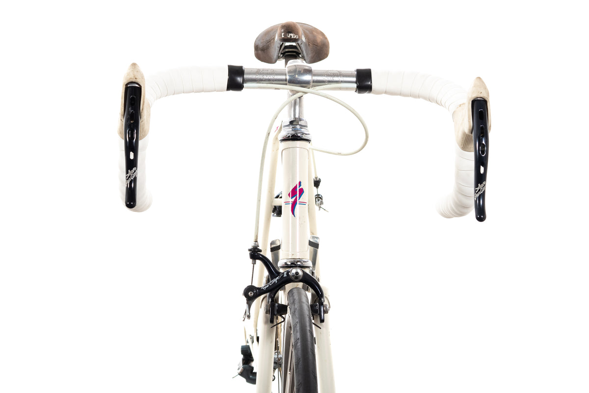 USED Vintage Late 1980's Specialized Allez 56cm Lugged Steel Road Bike Suntour Sprint 9000 2x6 speed White AS IS