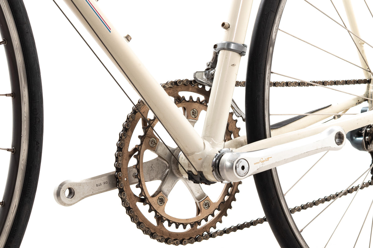 USED Vintage Late 1980's Specialized Allez 56cm Lugged Steel Road Bike Suntour Sprint 9000 2x6 speed White AS IS