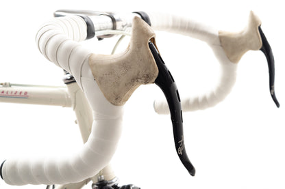 USED Vintage Late 1980's Specialized Allez 56cm Lugged Steel Road Bike Suntour Sprint 9000 2x6 speed White AS IS