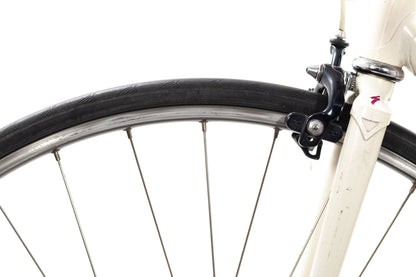 USED Vintage Late 1980's Specialized Allez 56cm Lugged Steel Road Bike Suntour Sprint 9000 2x6 speed White AS IS