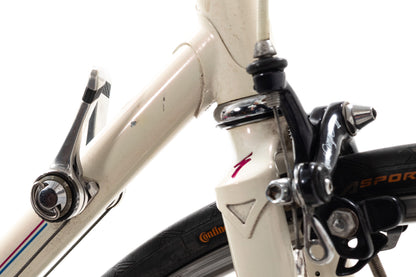 USED Vintage Late 1980's Specialized Allez 56cm Lugged Steel Road Bike Suntour Sprint 9000 2x6 speed White AS IS