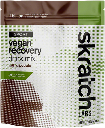 NEW Skratch Labs Sport Recovery Drink Mix - Chocolate, 12-Serving Resealable Pouch, Vegan - Around the Cycle