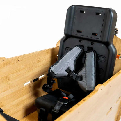 NEW Yuba 2be3 - Third Child Seat Add-On For Supercargo with Bamboo Box - Around the Cycle