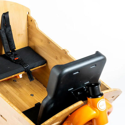 NEW Yuba 2be3 - Third Child Seat Add-On For Supercargo with Bamboo Box - Around the Cycle
