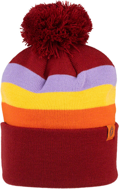 NEW Salsa Arctica Pom Hat - Burgundy, Maroon, Lavender, Maize, Orange, One Size - Around the Cycle
