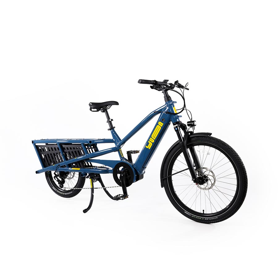 NEW Yuba Spicy Curry V4 Long-Tail Cargo eBike - Bosch Cargo Line 500Wh - Around the Cycle