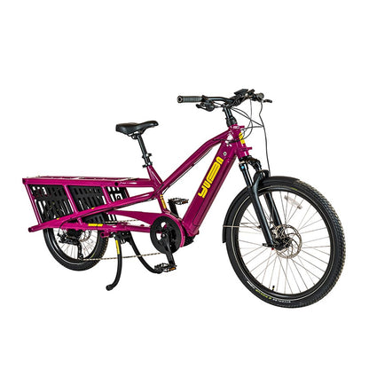 NEW Yuba Spicy Curry V4 Long-Tail Cargo eBike - Bosch Cargo Line 500Wh - Around the Cycle