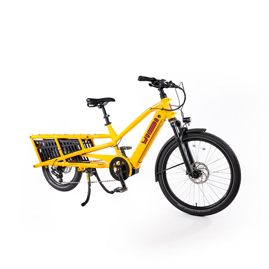 NEW Yuba Spicy Curry V4 Long-Tail Cargo eBike - Bosch Cargo Line 500Wh - Around the Cycle