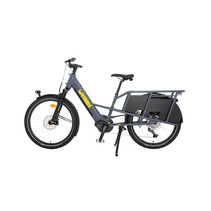 NEW Yuba Boda Boda Cargo eBike Indigo, 500Wh - Around the Cycle