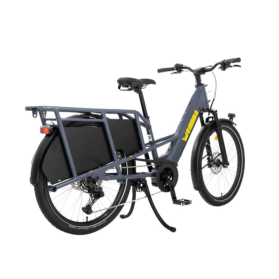 NEW Yuba Boda Boda Cargo eBike Indigo, 500Wh - Around the Cycle