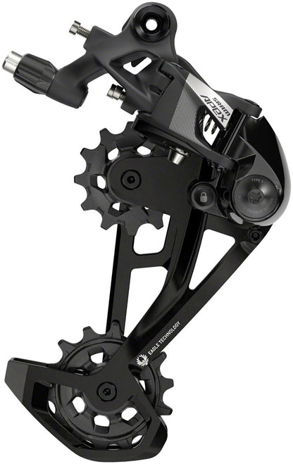 NEW SRAM Apex Eagle Rear Derailleur - 12-Speed, Long Cage, 52t Max, Black, D1 - Around the Cycle
