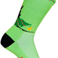 NEW SockGuy Merry Catmas Crew Socks - 6 inch, Green/Black, Small/Medium
