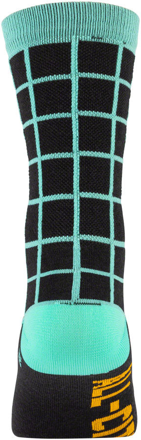 NEW All-City Club Tropic Socks - 6", Black, Goldenrod, Teal, Small/Medium - Around the Cycle