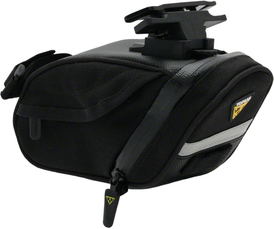 NEW Topeak Aero Wedge DX Seat Bag - QuickClick, Medium, Black