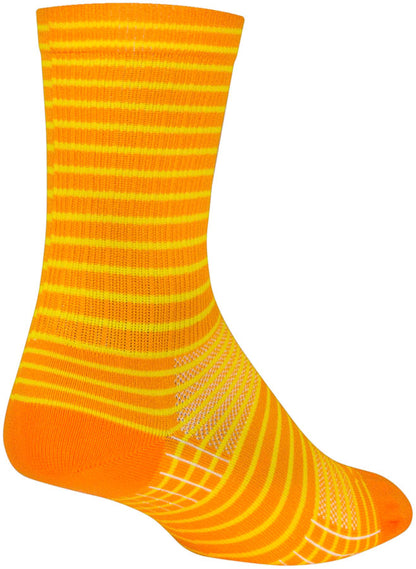 NEW SockGuy Gold Stripes SGX Socks - 6 inch, Gold, Large/X-Large - Around the Cycle