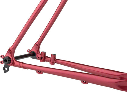 NEW All-City Gorilla Monsoon Frameset - 650b, Steel, Hotberry Rhubarb, 55cm - Around the Cycle