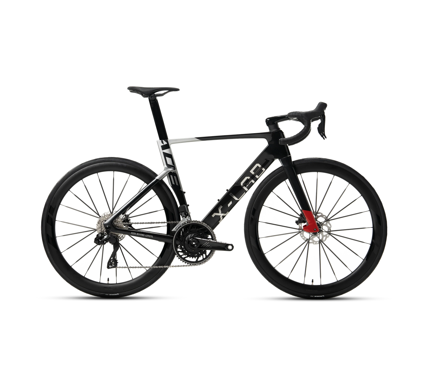 NEW X-LAB AD8 Carbon Road Race Bike - Shimano 105 R7150 Di2 2x12 Speed, Carbon Wheels