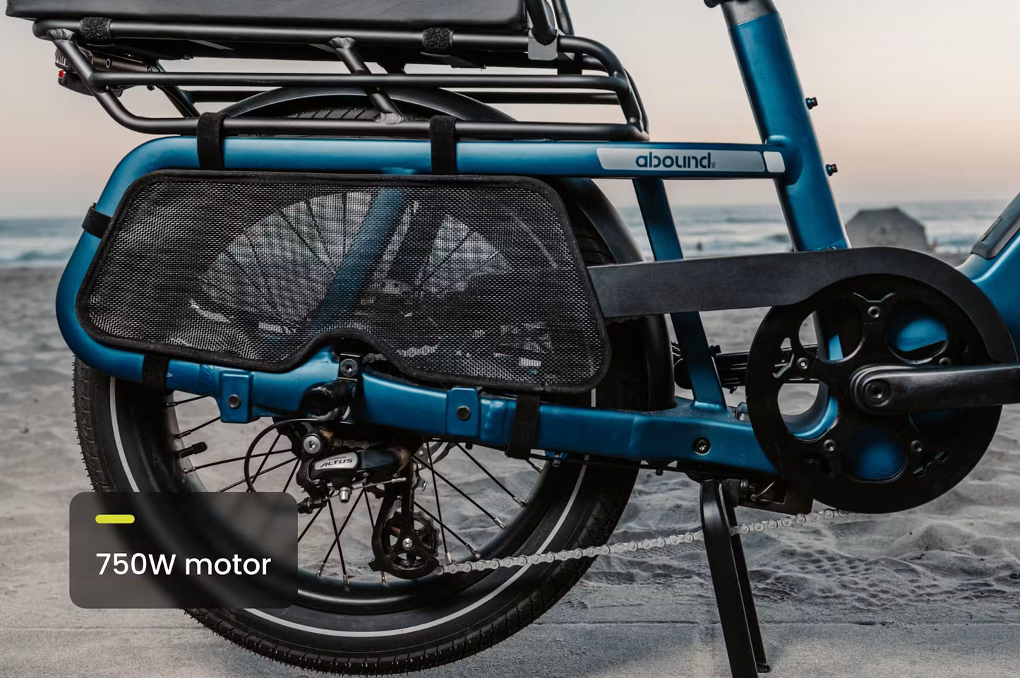 NEW Aventon Abound SR Electric Cargo Bike — 750W, 60mi Range, 440lb Capacity
