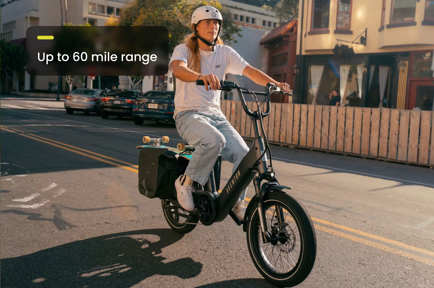 NEW Aventon Abound SR Electric Cargo Bike — 750W, 60mi Range, 440lb Capacity