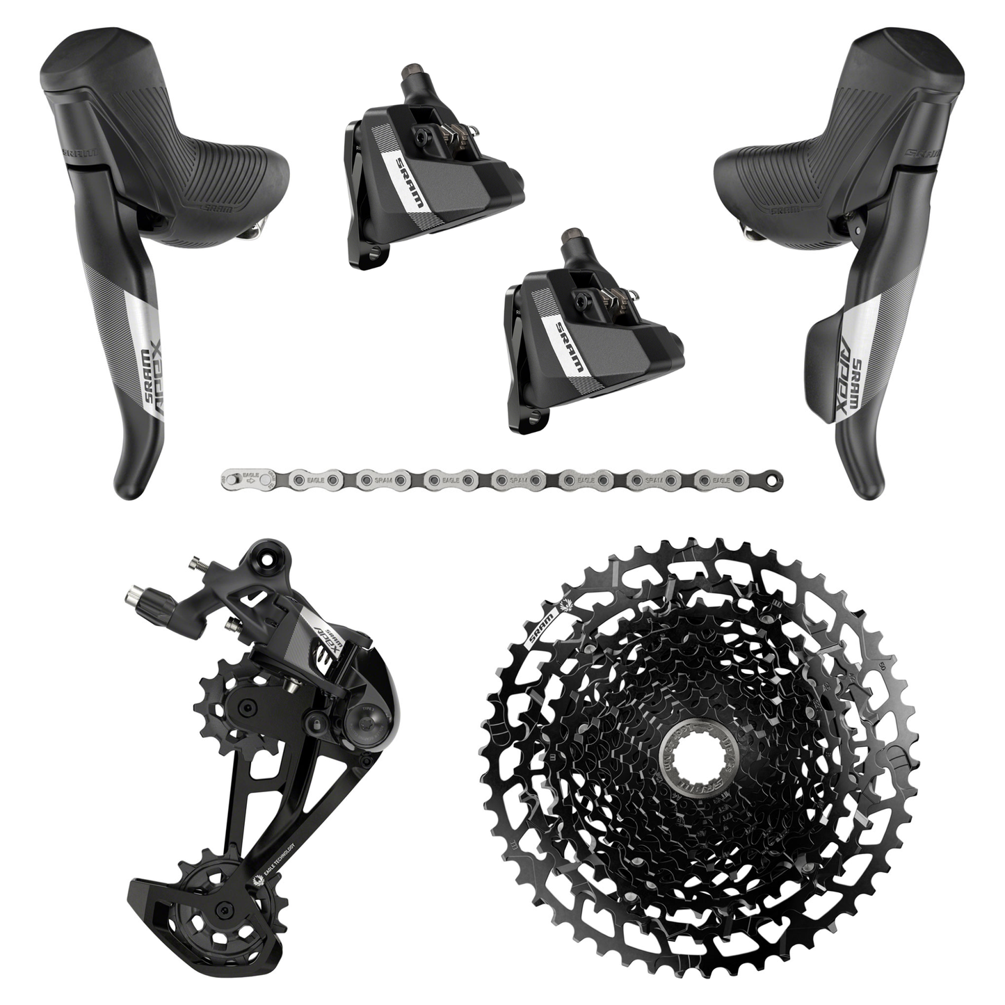 NEW SRAM Apex Eagle HRD Mechanical 1x12 speed Groupset Kit - Gravel, All-Road