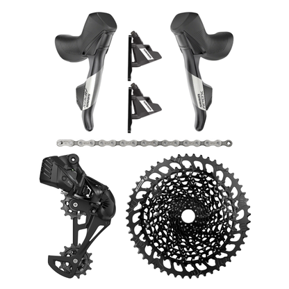 NEW SRAM Apex D1 / S500 Eagle AXS Mullet Groupset Kit, 1x12, Gravel