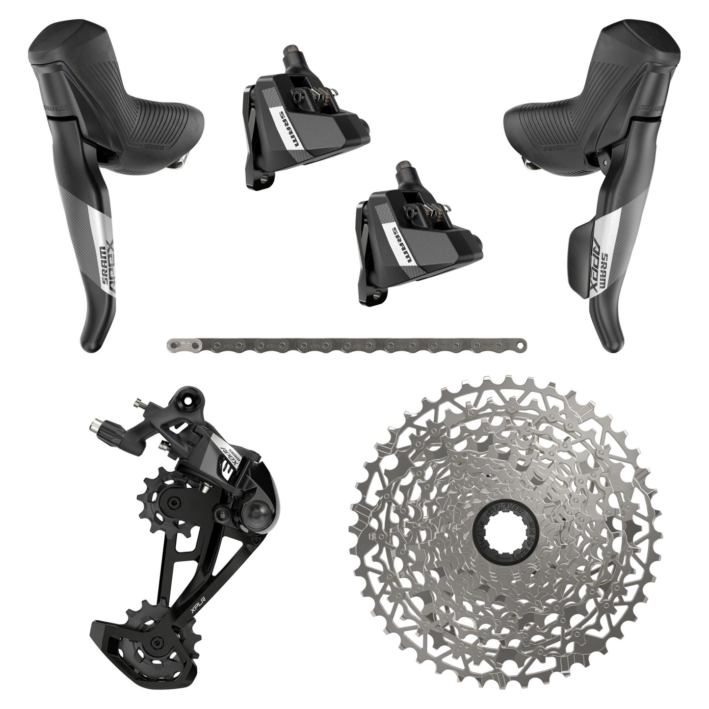 NEW SRAM Apex XPLR HRD Mechanical 1x12 speed Groupset Kit - Gravel, All-Road