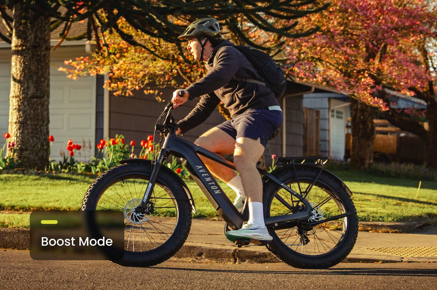 NEW Aventon Aventure 3 Step-Through Electric Fat Tire Bike — 750W, 28mph, 4" Tires