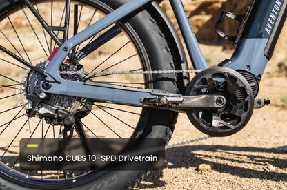 NEW Aventon Aventure M Electric Fat Tire Bike — Mid-Drive 100Nm, Autoshift, 85mi Range, 4" Tires