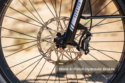 NEW Aventon Aventure M Electric Fat Tire Bike — Mid-Drive 100Nm, Autoshift, 85mi Range, 4" Tires