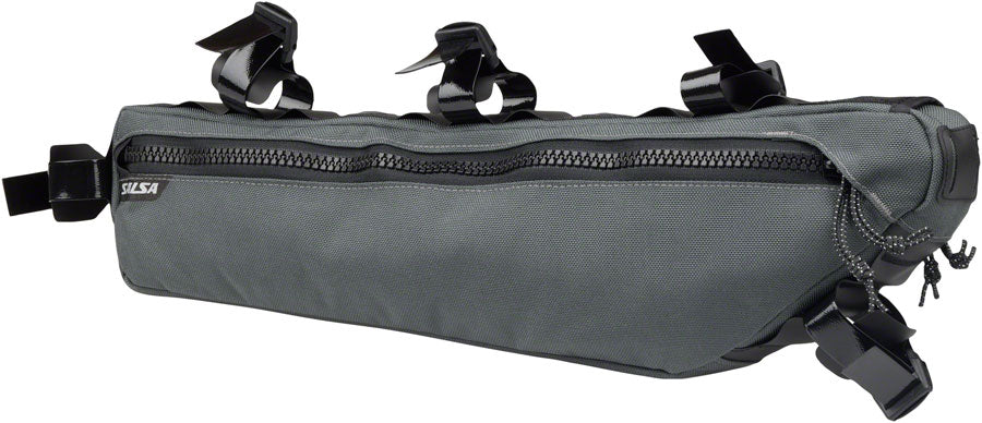 NEW Salsa EXP Series Cholla Half-Frame Bag, Gray - Around the Cycle