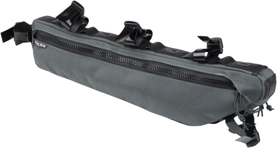 NEW Salsa EXP Series Cholla Half-Frame Bag, Gray - Around the Cycle